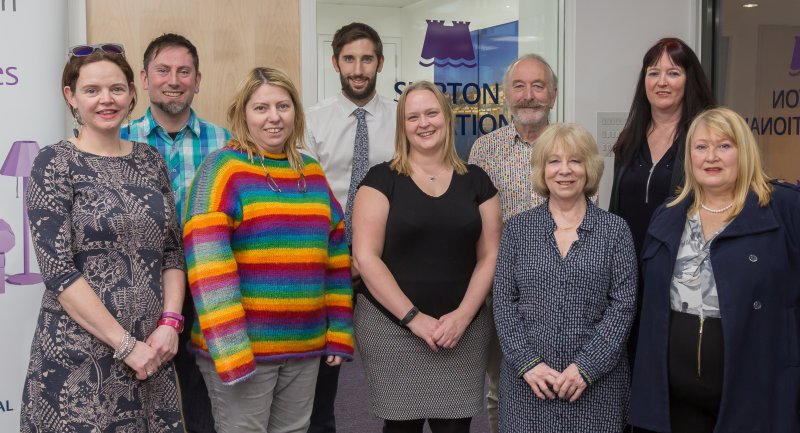 people smiling in Skipton office