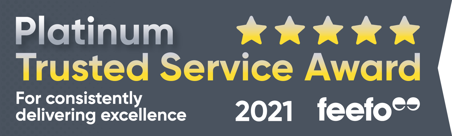 Platinum trusted services award 2021