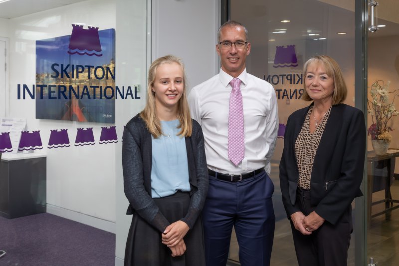 people smiling in Skipton office