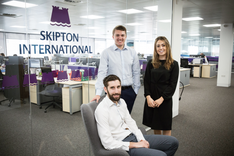 people smiling in Skipton office