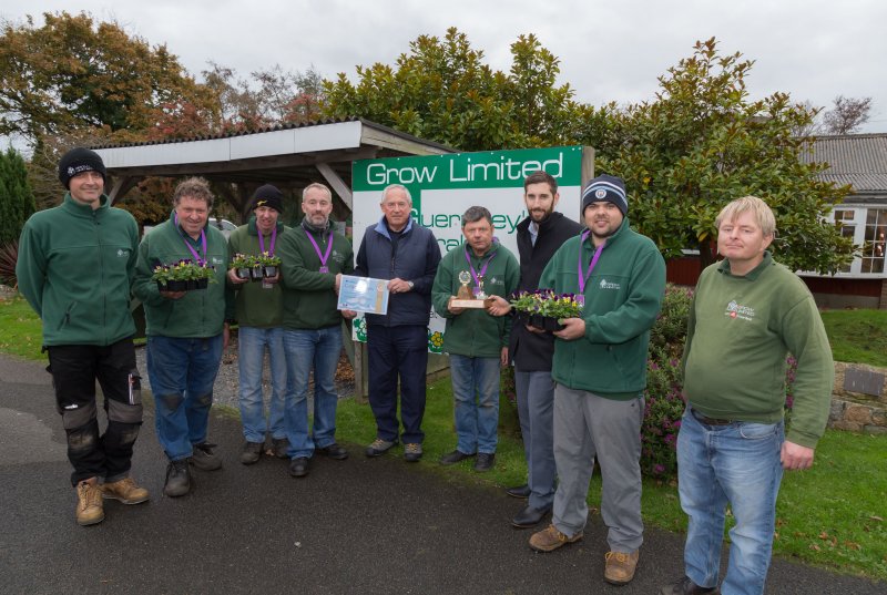 staff at Grow Limited pose for photo